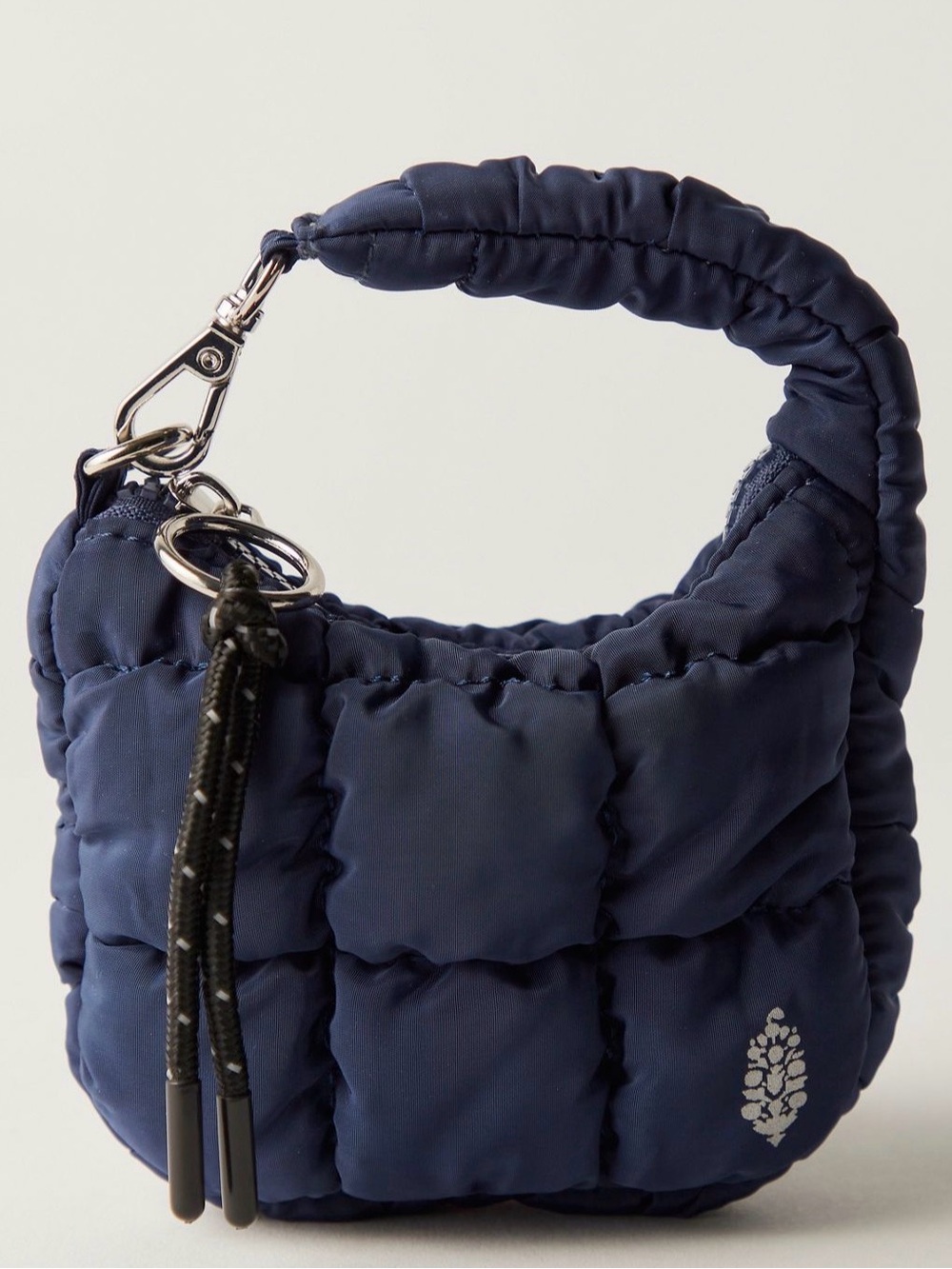 Free People Quilted Navy Micro Pouch - [Brand]